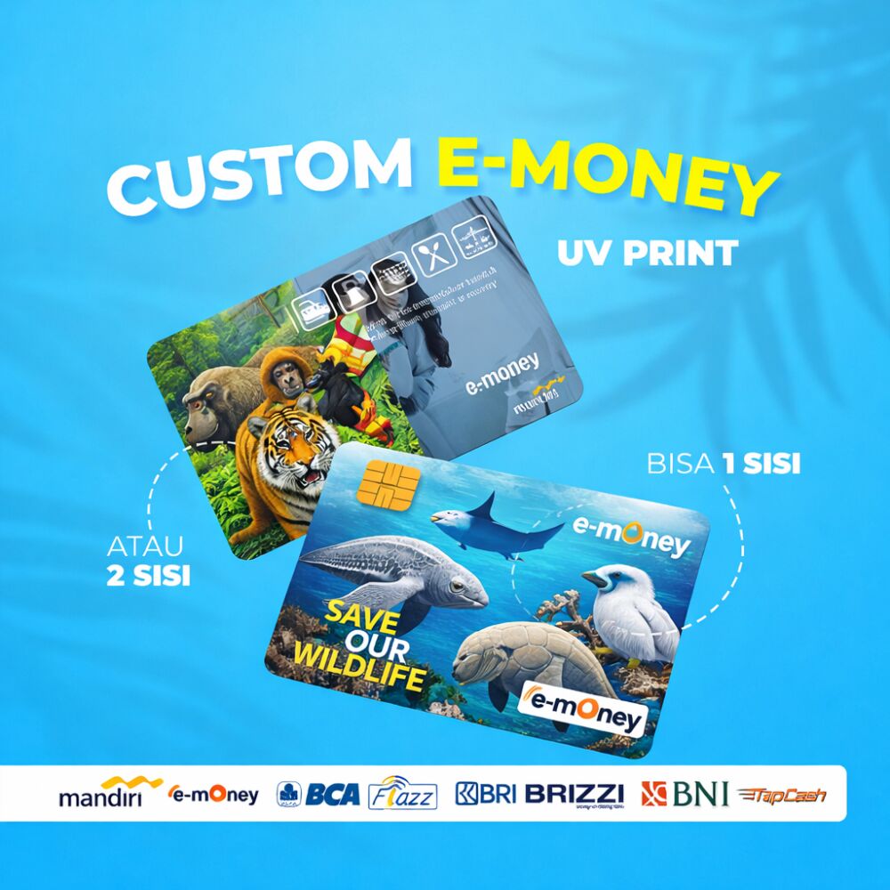 Cetak Kartu UV 2 Sisi