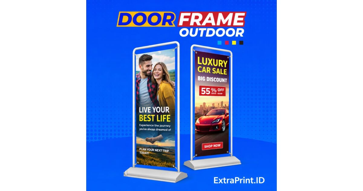 Door Frame Banner 60x160 cm