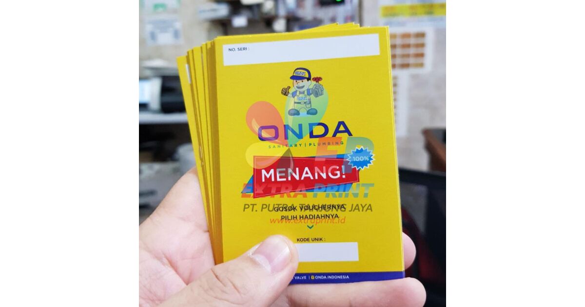 Voucher Gosok: Promosi yang Menggoda, Penjualan yang Meledak