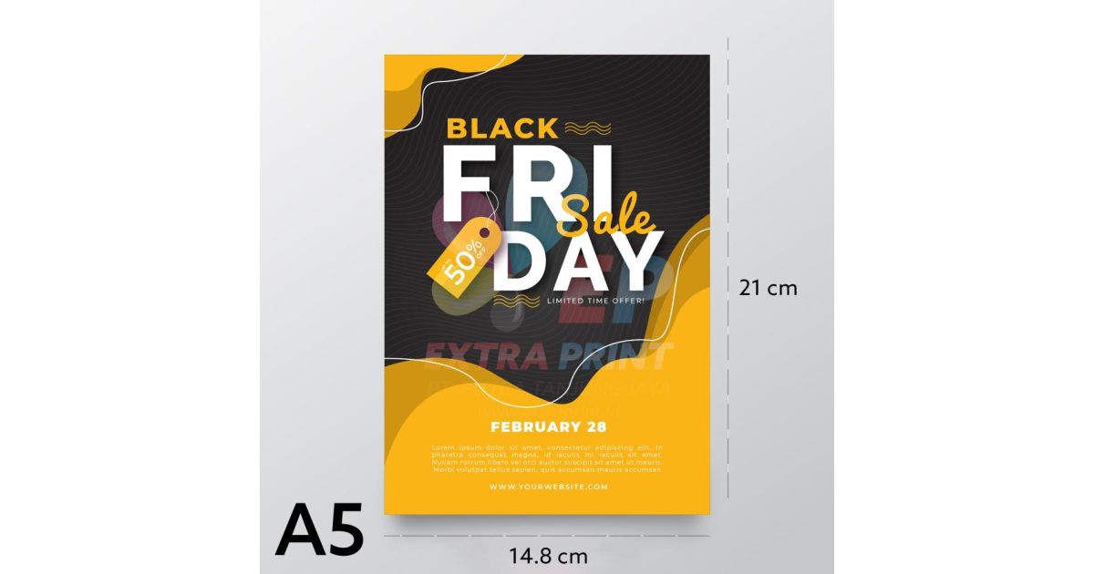 Cetak Brosur A5 Art Paper 120g 1 Sisi