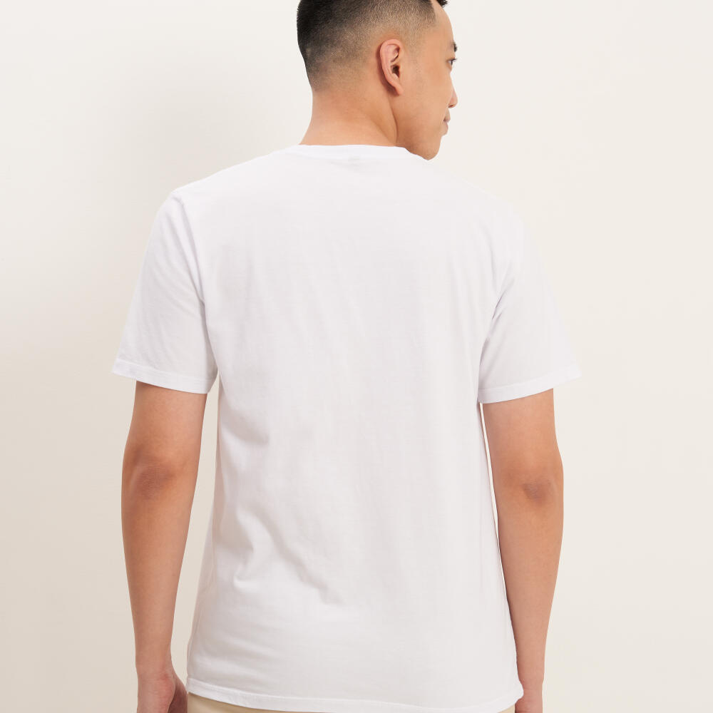 Kaos Cotton 30s Putih - L